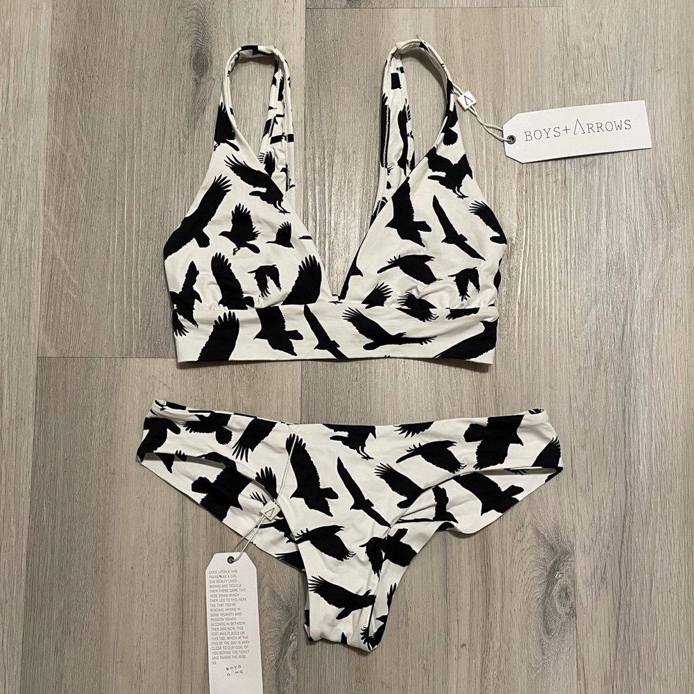 Boys and Arrows Bird Bikini Set